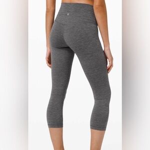 Lululemon Align Heather Gray Cropped Leggings